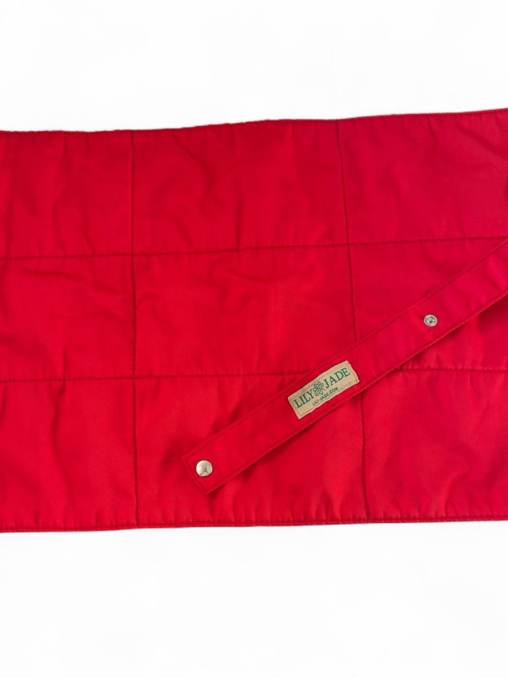 Lily Jade Babt Quilted Red Changing Pad